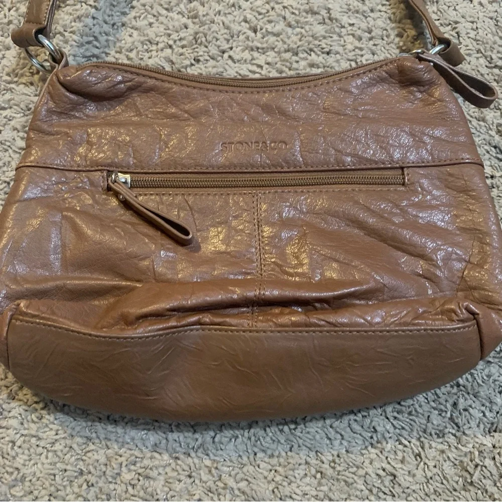 Stone & Co Genuine Leather Brown Purse